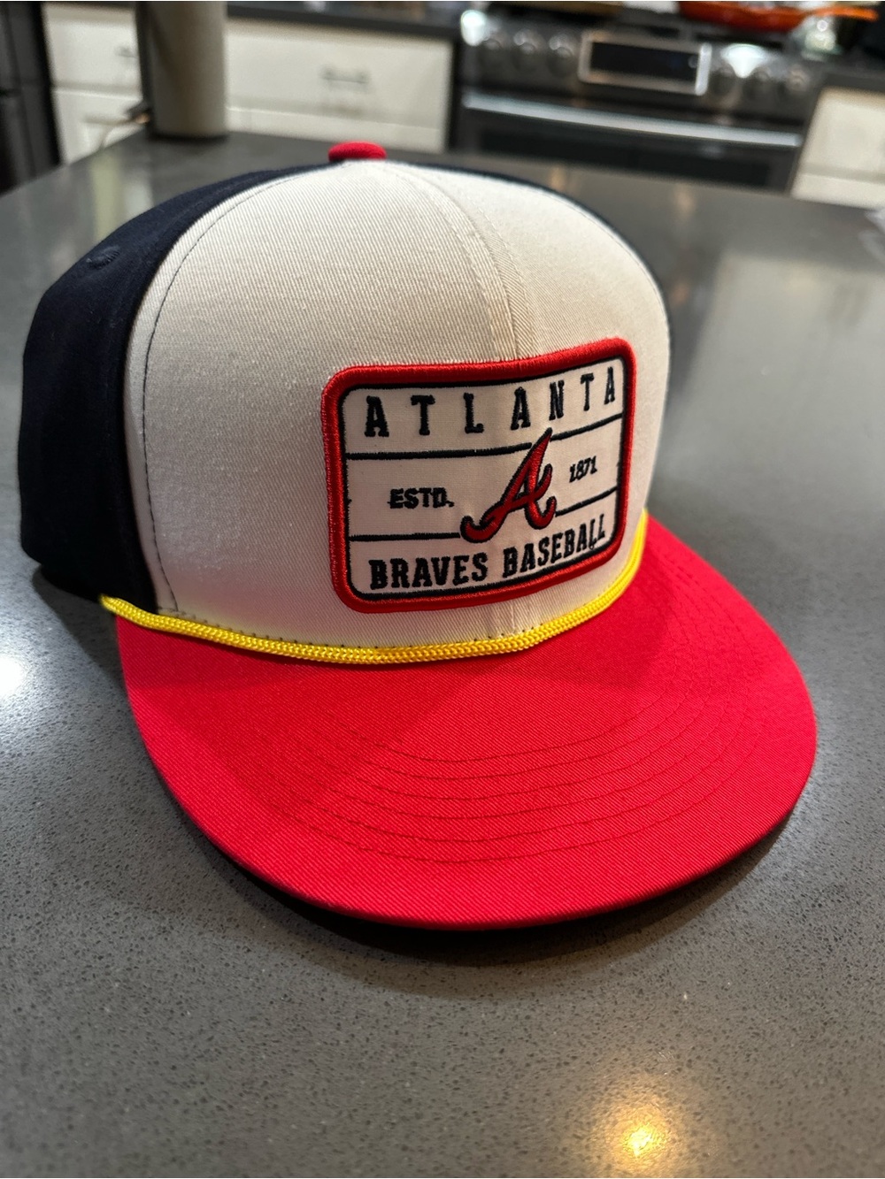 Atlanta Braves x NAPA Promotion Giveaway 2025 Rope Hat Melonwear Snap Back SGA